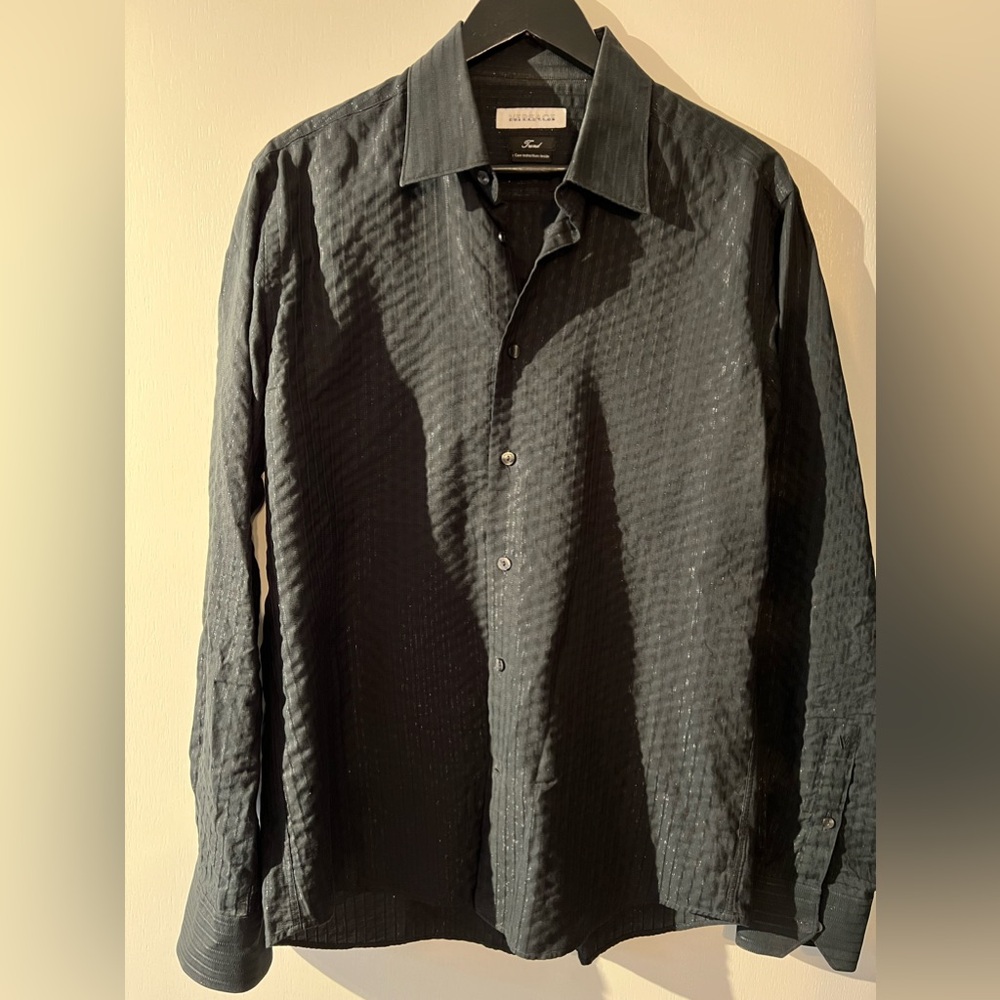 VERSACE Button Up dress shirt 42 … Neck 16.5